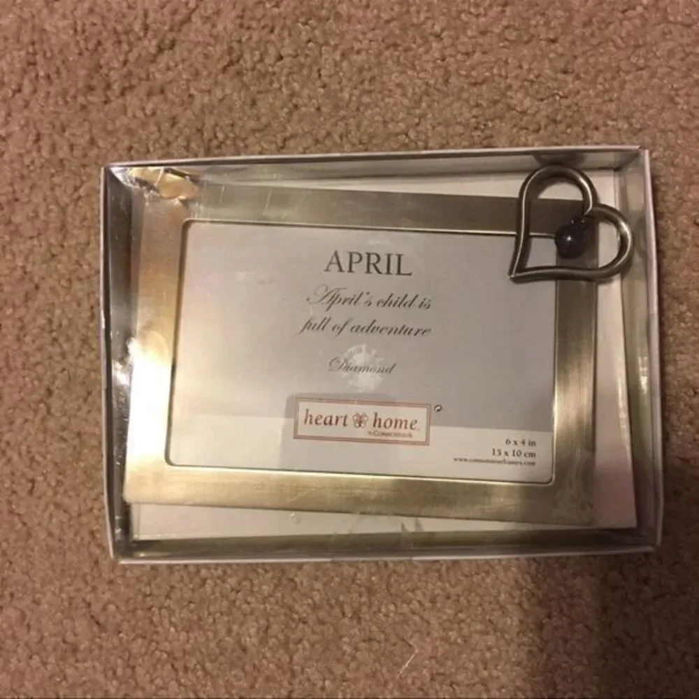 BRAND NEW Month of April 4x6 picture‎ frame